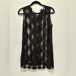 DKNY Black Lace Top NWOT